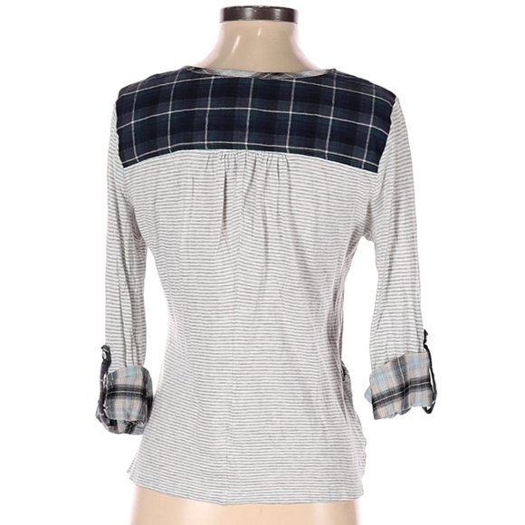 Anthropologie One September Multi Media Patterned Top - Picture 2 of 3